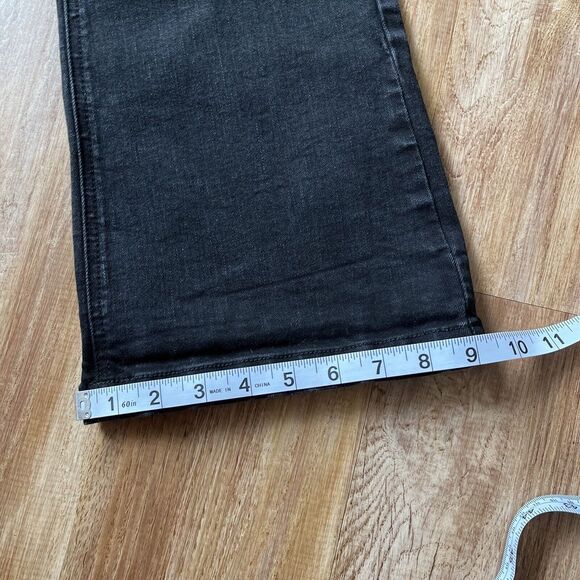 ModCloth Black Mariner Flare Jeans Womens 4 Black High Waisted *flaw - Picture 10 of 11